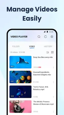 Video Player android App screenshot 4